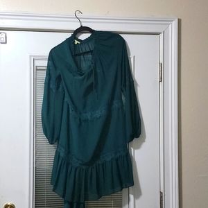 Green Mid Length Dress